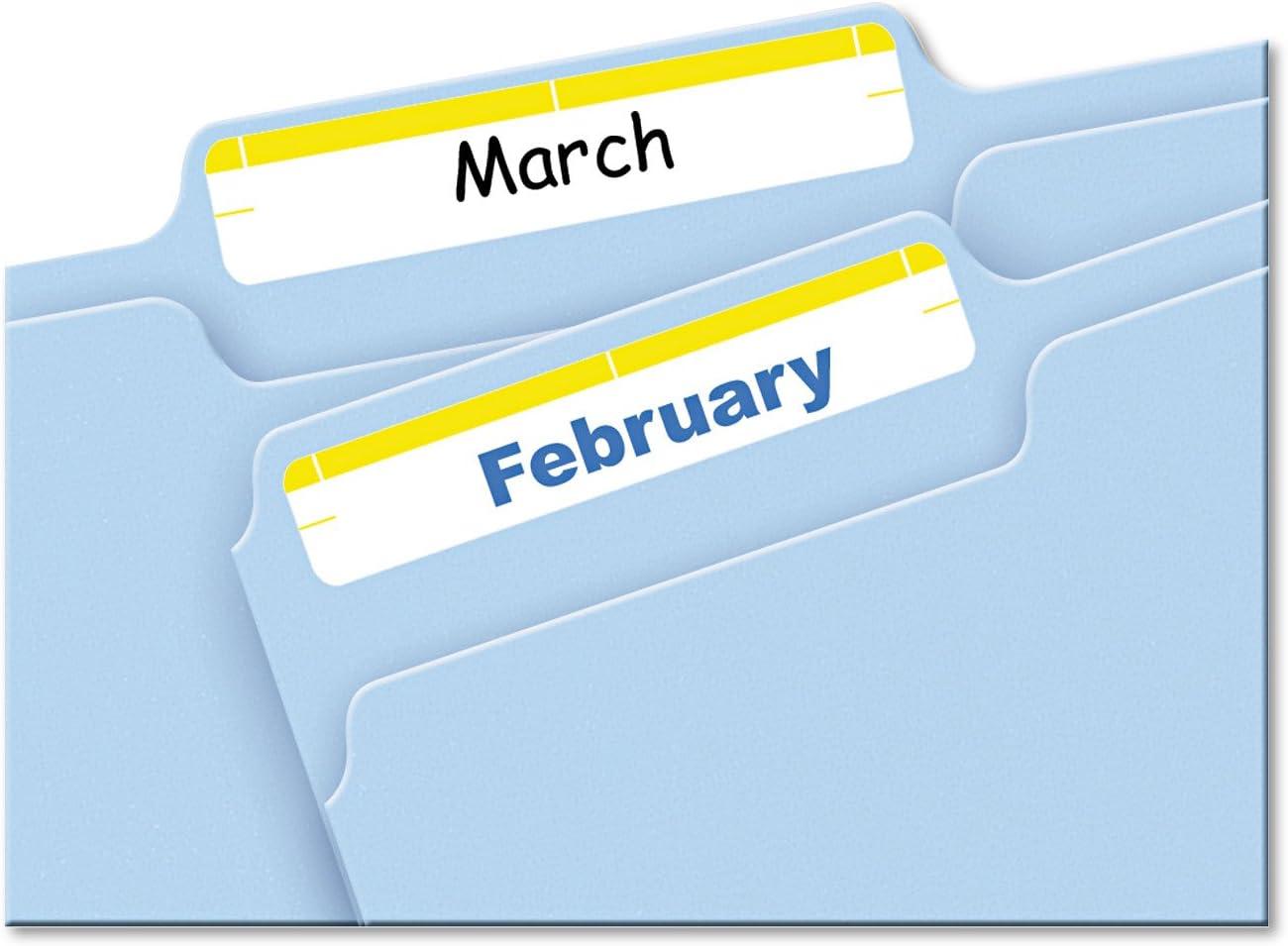 imageAvery File Folder Labels on 4quot x 6quot Sheets Easy Peel WhiteYellow Print or Write 23quot x 3716quot 252 Labels 520958 x 3 12 Pack of 2