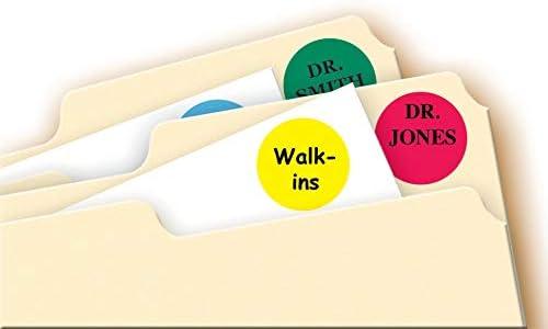 imageAvery Removable ColorCoding Labels Removable Adhesive Assorted Colors 34quot Diameter 1008 Labels 547234 Diameter