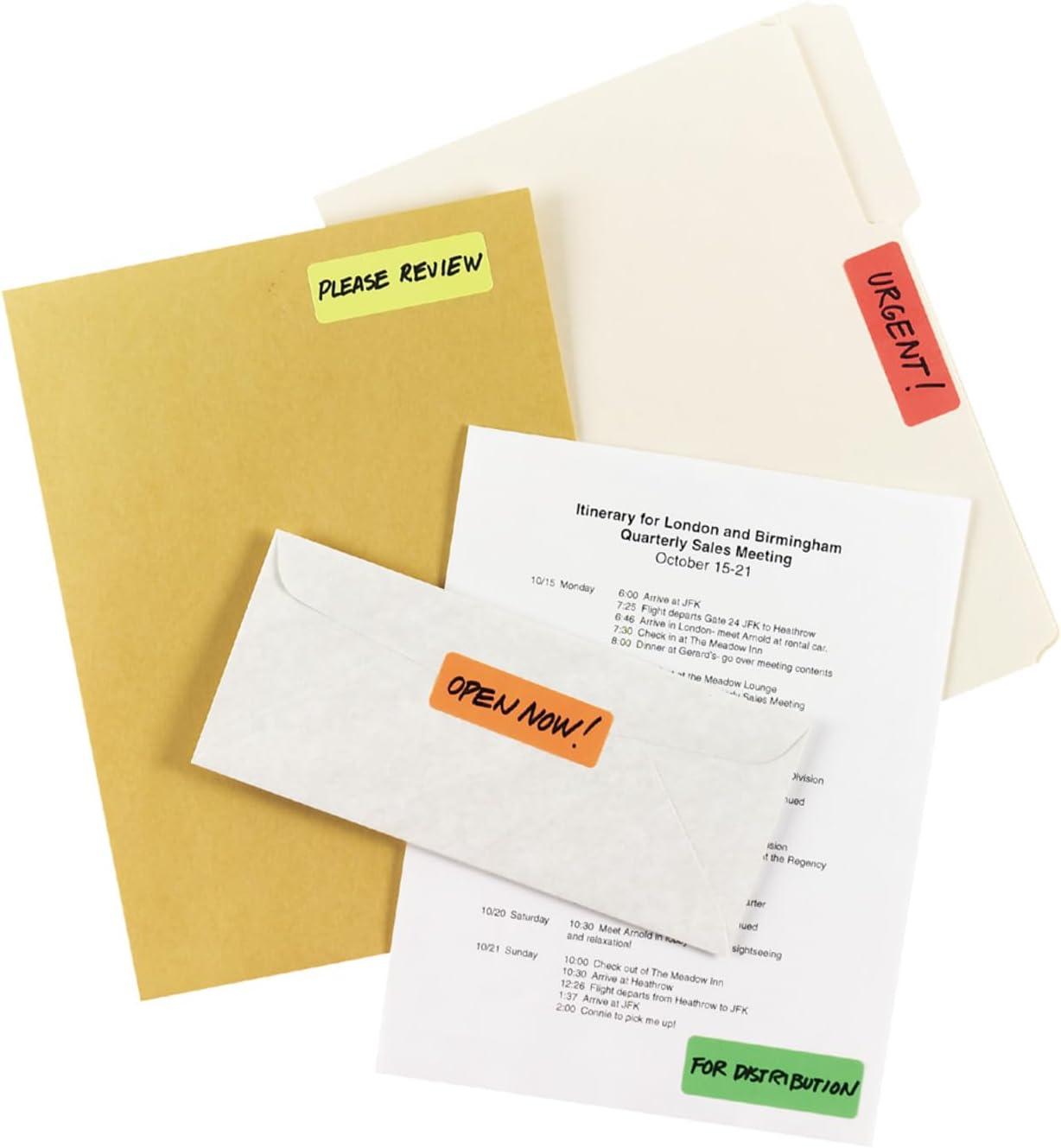 imageAvery Removable Print or Write Color Coding Labels 1 x 3 Inches 200 Labels 5481