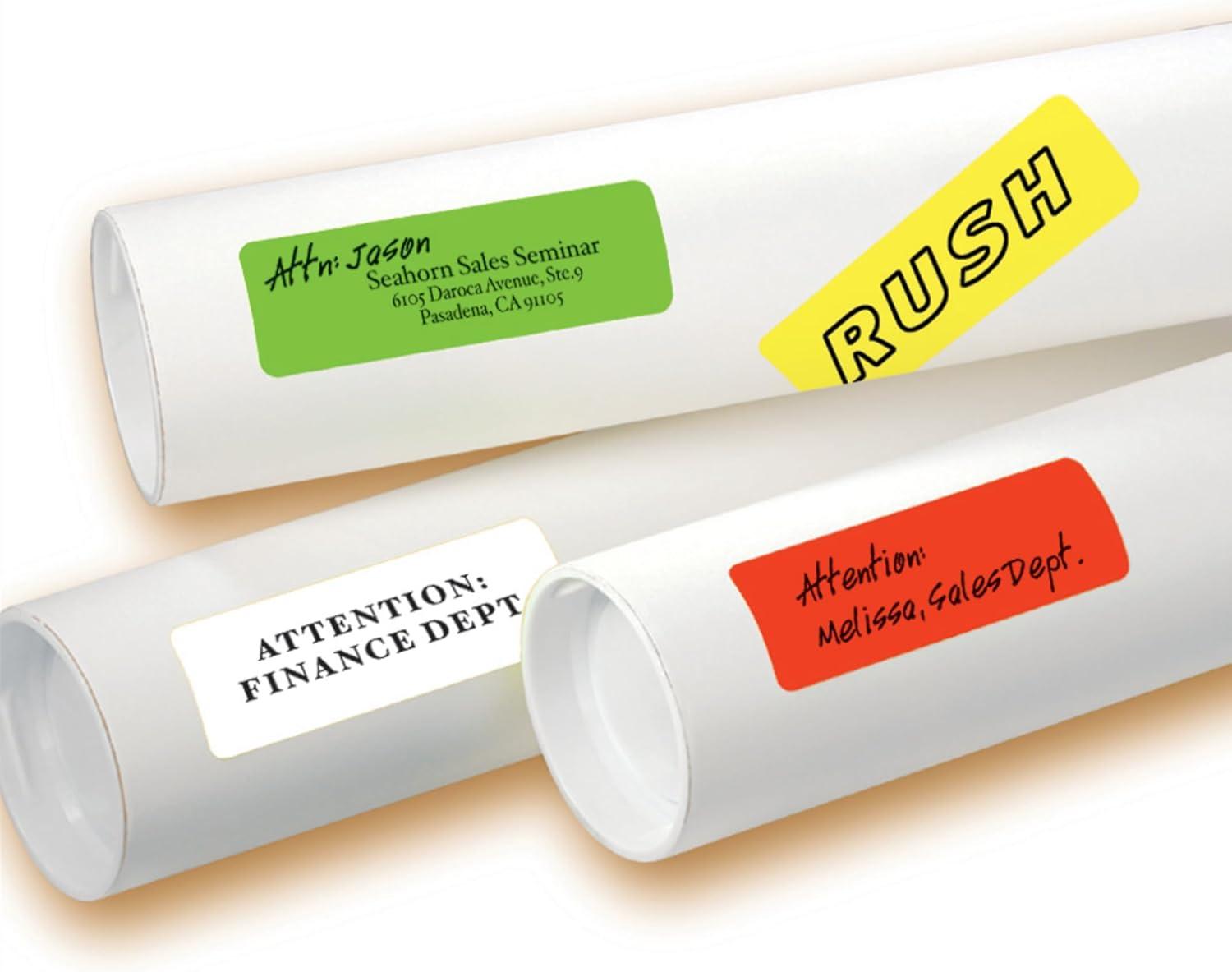 imageAvery Removable Print or Write Color Coding Labels 1 x 3 Inches 200 Labels 5481