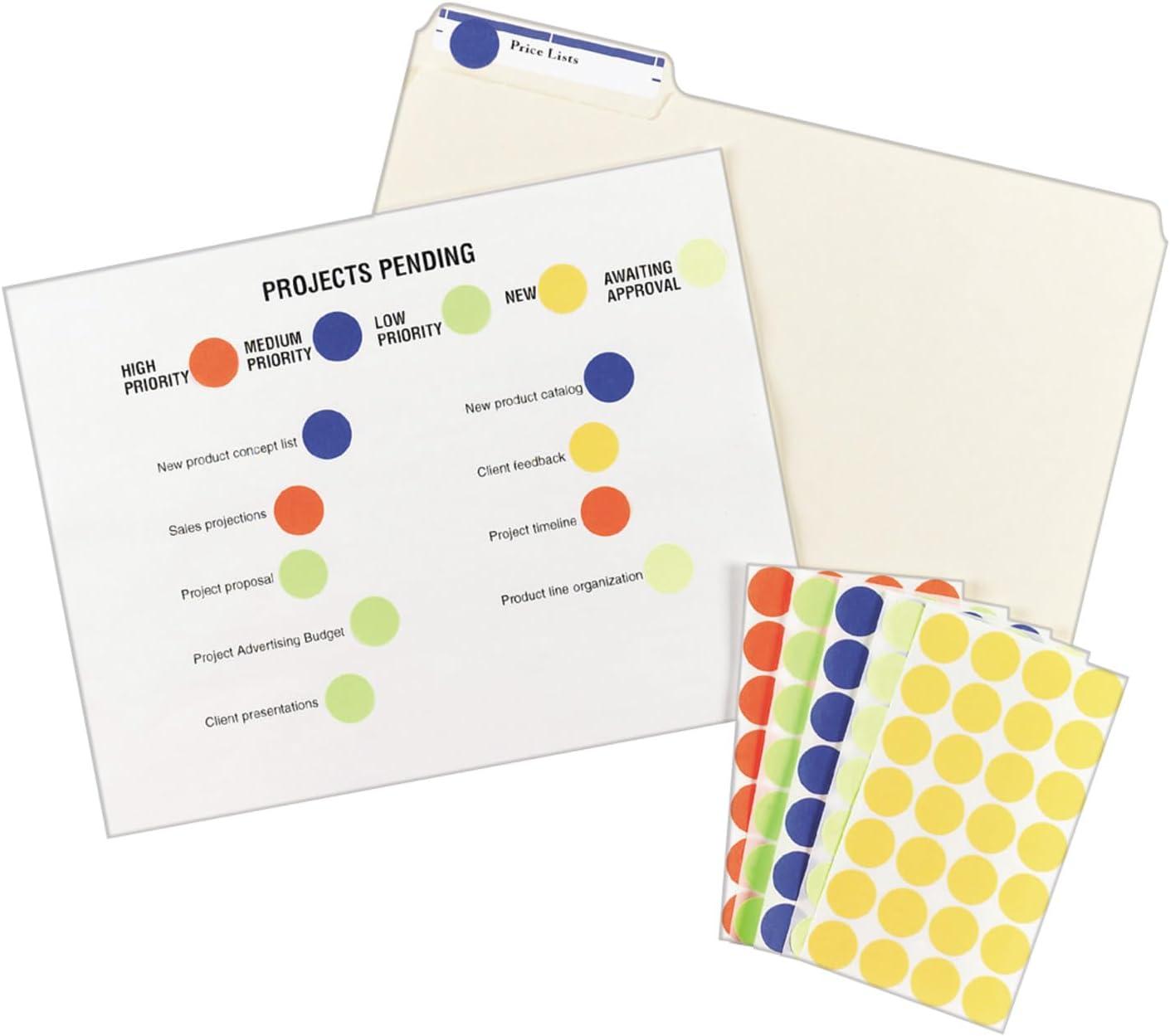 imageAvery Round Color Coding Labels Removable Adhesive Red 075quot 3 Pack 3024 Labels Total 321361 pack