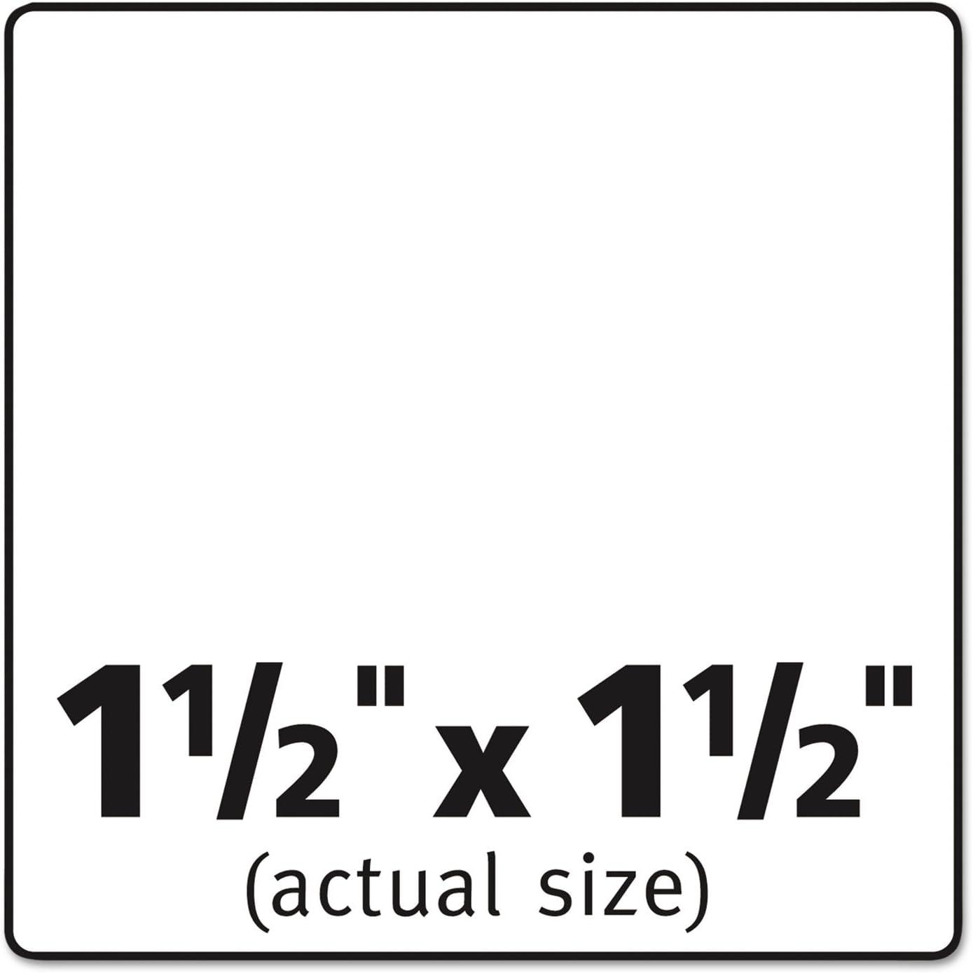 imageSquare Labels with Sure Feed and TrueBlock 15 x 15 White 600Pack