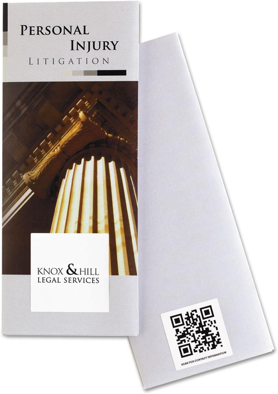 imageSquare Labels with Sure Feed and TrueBlock 15 x 15 White 600Pack