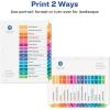 imageAvery 15 Tab Dividers for 3 Ring Binders Customizable Table of Contents Multicolor Tabs 6 Sets 111976 sets