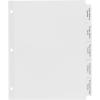 imageAvery 5 Big Tab Dividers for 3 Ring Binder Easy Print ampamp Apply Clear Label Strip Index Maker Customizable White Tabs 5 Sets 114925set