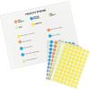 imageAvery ColorCoding Removable Labels 12 Inch Round Stickers Light Blue NonPrintable 840 Dot Stickers Total 5050One Size