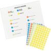 imageAvery ColorCoding Removable Labels 12 Inch Round Stickers Light Blue NonPrintable 840 Dot Stickers Total 5050One Size Pack of 2
