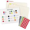 imageAvery ColorCoding Removable Labels 34 Inch Round Labels Black NonPrintable 1008 Dot Stickers Total 5459