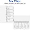 imageAvery Dividers for 3 Ring Binders 10 Tabs per Set Customizable Table of Contents Classic White Tabs Great for Organizing Reports Projects and More 3 Sets of 1107710 Tab