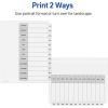 imageAvery Dividers for 3 Ring Binders 12 Tabs per Set Customizable Table of Contents Classic White Tabs Great for Organizing Reports Projects and More 3 Sets of 11078One Size