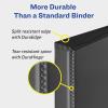 imageAvery Dual Effect HeavyDuty 3 Ring Binder 1 Inch Slant Rings Black Binder 03218Navy Blue