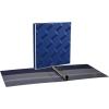 imageAvery Dual Effect HeavyDuty 3 Ring Binder 1 Inch Slant Rings Black Binder 03218Navy Blue
