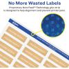 imageAvery Durable Removable Rectangle Labels Sure Feed Technology 05quot x 175quot Matte White Film WaterResistant PrinttoTheEdge LaserPigmentBased Inkjet 1400 Total1 400 labels