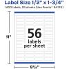 imageAvery Durable Removable Rectangle Labels Sure Feed Technology 05quot x 175quot Matte White Film WaterResistant PrinttoTheEdge LaserPigmentBased Inkjet 1400 Total1 400 labels