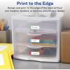 imageAvery Durable Removable Rectangle Labels Sure Feed Technology 05quot x 175quot Matte White Film WaterResistant PrinttoTheEdge LaserPigmentBased Inkjet 1400 Total1 400 labels