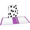 imageAvery Durable View 3 Ring Binder 1 Inch Round Rings Black and White Dots 1 Fashion Binder 26744