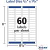 imageAvery Easy Peel Address Labels Sure Feed Permanent White 23quot x 134quot 2 Pack 1200 Labels Total 32133