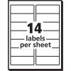 imageAvery Easy Peel Printable Address Labels with Sure Feed 113quot x 4quot White 1400 Blank Mailing Labels 08462One Size Pack of 5