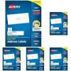 imageAvery Easy Peel Printable Address Labels with Sure Feed 1quot x 4quot White 500 Blank Mailing Labels 081612000 labels