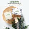 imageAvery EcoFriendly Matte White Recycled Rectangle Labels 2quot x 258quot Matte White Labels Permanent Adhesive LaserInkjet Printable 375 Total1 500 labels