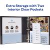 imageAvery Economy Showcase View 3 Ring Binders 15 Inch Slant Rings Black Binder Ideal for Organization Office Use 196501