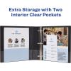 imageAvery Economy Showcase View 3 Ring Binders 15 Inch Slant Rings Black Binder Ideal for Organization Office Use 1965015
