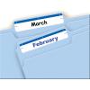 imageAvery File Folder Labels on 4quot x 6quot Sheet Easy Peel WhiteBlue Print ampamp Handwrite 23quot x 3716quot 252 Labels 5200