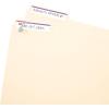 imageAvery File Folder Labels on 4quot x 6quot Sheets Easy Peel WhitePurple Print or Write 23quot x 3716quot 252 Labels 5204