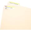 imageAvery File Folder Labels on 4quot x 6quot Sheets Easy Peel WhiteYellow Print or Write 23quot x 3716quot 252 Labels 520958 x 3 12