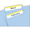 imageAvery File Folder Labels on 4quot x 6quot Sheets Easy Peel WhiteYellow Print or Write 23quot x 3716quot 252 Labels 520958 x 3 12