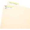 imageAvery File Folder Labels on 4quot x 6quot Sheets Easy Peel WhiteYellow Print or Write 23quot x 3716quot 252 Labels 520958 x 3 12 Pack of 2