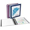 imageAvery FlexiView 3 Ring Binder 1 Inch Round Rings 1 Blue Binder 17607Assorted