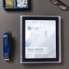 imageAvery FlexiView 3 Ring Binder 1 Inch Round Rings 1 Blue Binder 17607Black