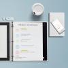 imageAvery FlexiView 3 Ring Binder 1 Inch Round Rings 1 Blue Binder 17607Black