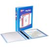 imageAvery FlexiView 3 Ring Binder 1 Inch Round Rings 1 Blue Binder 17607Blue