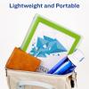 imageAvery FlexiView 3 Ring Binder 1 Inch Round Rings 1 Blue Binder 17607Chartreuse Green