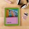 imageAvery FlexiView 3 Ring Binder 1 Inch Round Rings 1 Blue Binder 17607Chartreuse Green