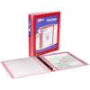 imageAvery FlexiView 3 Ring Binder 1 Inch Round Rings 1 Blue Binder 17607Red