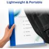 imageAvery Flexible View 3 Ring Binder 12 Inch Round Rings 1 Blue Binder 176701 Pack