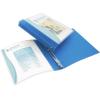 imageAvery Flexible View 3 Ring Binder 12 Inch Round Rings 1 Blue Binder 176703 Pack