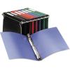 imageAvery Hanging Storage Flexible 3 Ring Binders 1quot Round Rings 175Sheet Capacity Black 4 Pack 177081 Pack
