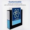 imageAvery HeavyDuty 3 Inch Binders 3 Ring View Binder 15 Inch EZD Ring Black Sturdy 79693