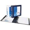 imageAvery HeavyDuty Framed View 3Ring Binder 1quot EZD Rings 1 Navy Blue Binder 680551 inch