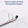 imageAvery HeavyDuty Framed View 3Ring Binder 1quot EZD Rings 1 Navy Blue Binder 680551 inch Pack of 12