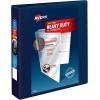 imageAvery HeavyDuty View 3 Ring Binder 15quot One Touch EZD Rings 1 Navy Blue Binder 79805Navy Blue