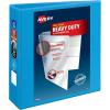 imageAvery HeavyDuty View 3 Ring Binder 4quot One Touch Slant Rings 760Sheet Capacity 45 Inch Wide Spine Great for Home School Supplies Office or Organization Needs 1 White Binder 797043