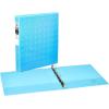 imageAvery Luxe Collection Durable Holographic 3 Ring Binder Customizable View Cover 1 Inch Round Rings 1 Holographic Violet Binder 03226Aqua