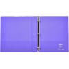 imageAvery Luxe Collection Durable Holographic 3 Ring Binder Customizable View Cover 1 Inch Round Rings 1 Holographic Violet Binder 03226Violet