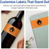 imageAvery Printable Rectangle Labels Sure Feed Technology 214quot x 734quot Bright Orange Labels PrinttoTheEdge LaserInkjet Printable 320 Total Great for Candles and Jars40 labels