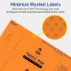 imageAvery Printable Rectangle Labels Sure Feed Technology 214quot x 734quot Bright Orange Labels PrinttoTheEdge LaserInkjet Printable 320 Total Great for Candles and Jars40 labels